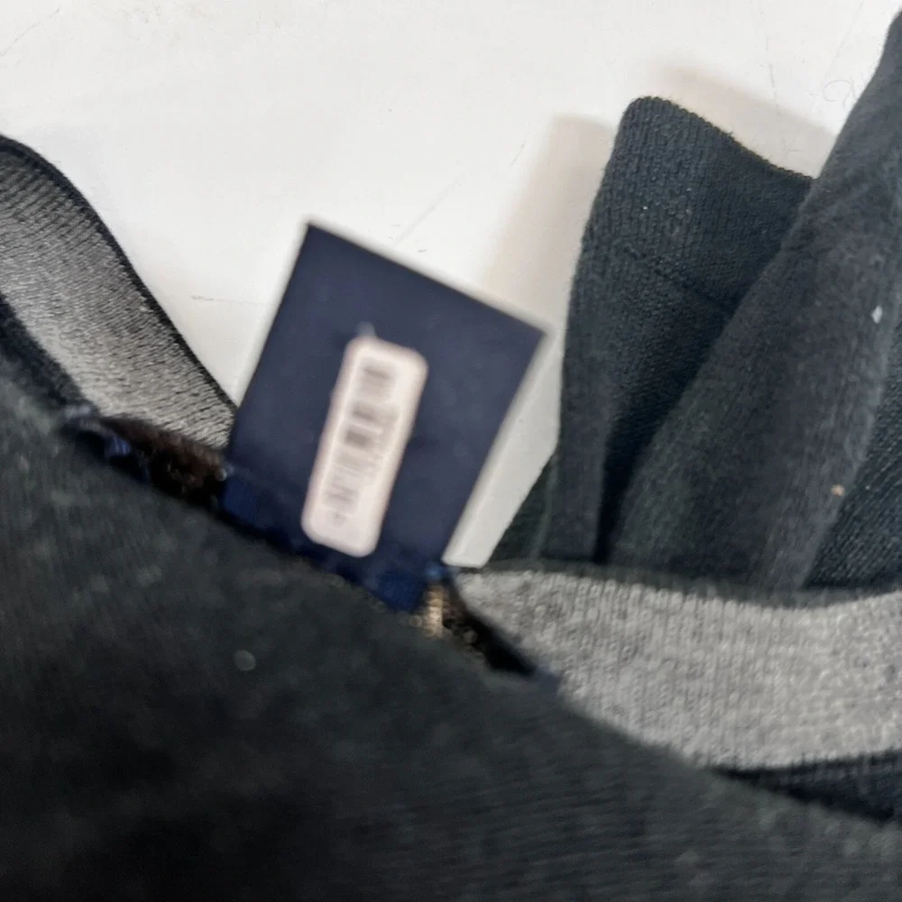 Banana Republic Black V Neck Long Sleeve‎ Cashmere Sweater Silk Cotton L